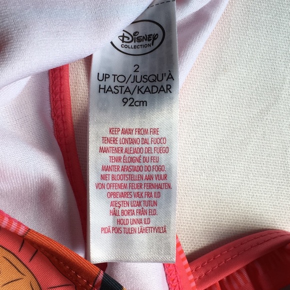 Elena of Avalar bathing suit 2T 2 piece red Disney - Picture 7 of 8